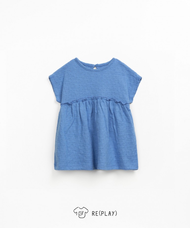 Textured knit dress