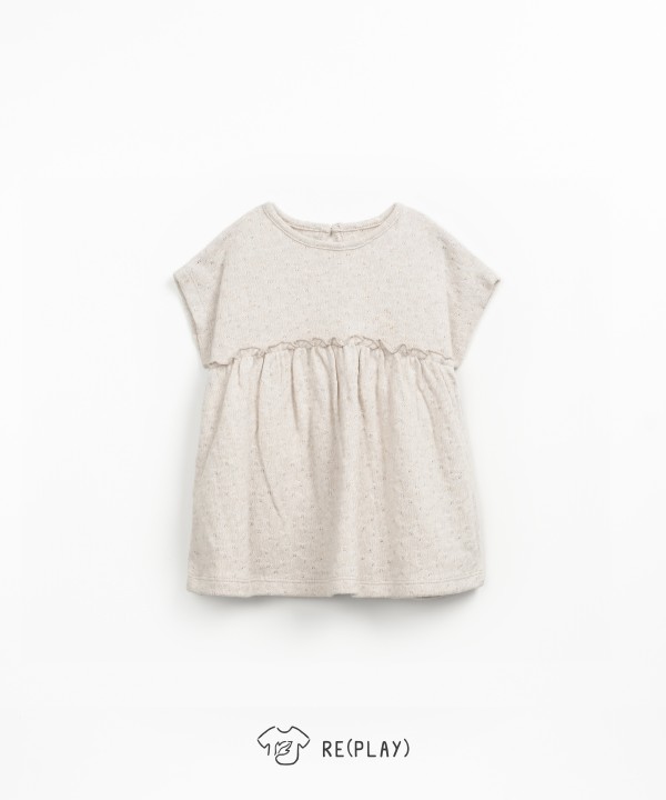 Robe en maille textur�e