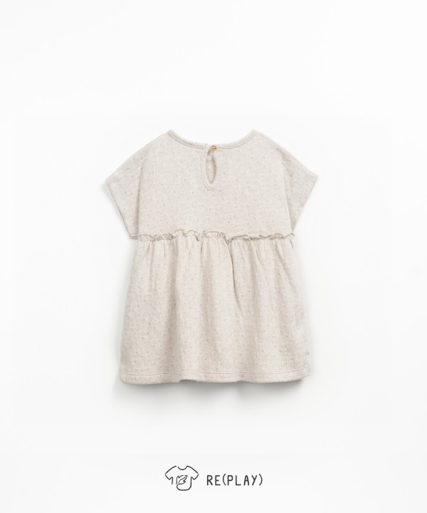 Robe en maille textur�e