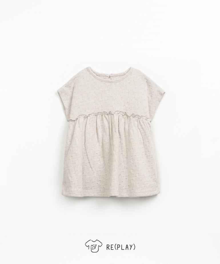 Textured knit dress