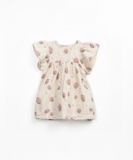 Vestido de tela con estampado