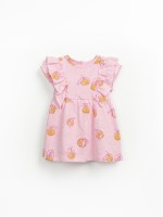 Robe en maille avec imprim� d'oranges