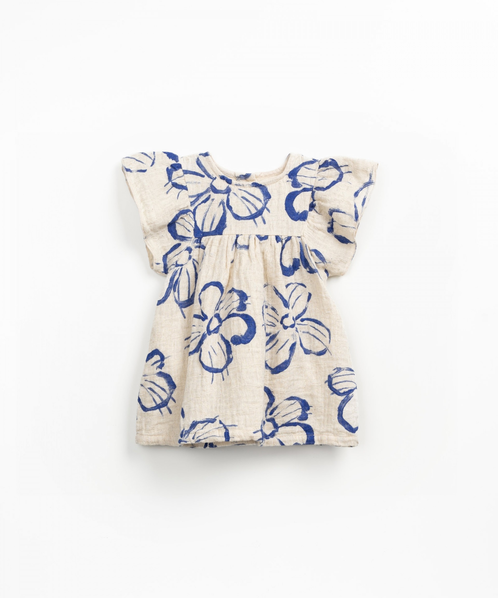 Fabric dress with print