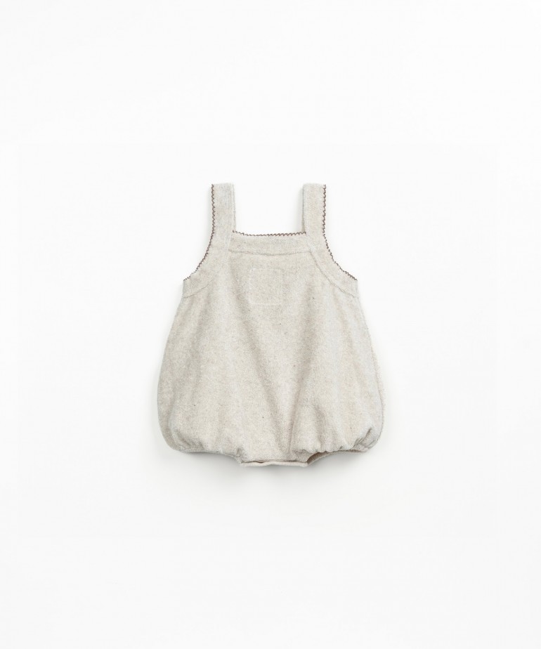 Tuta in maglia peluche