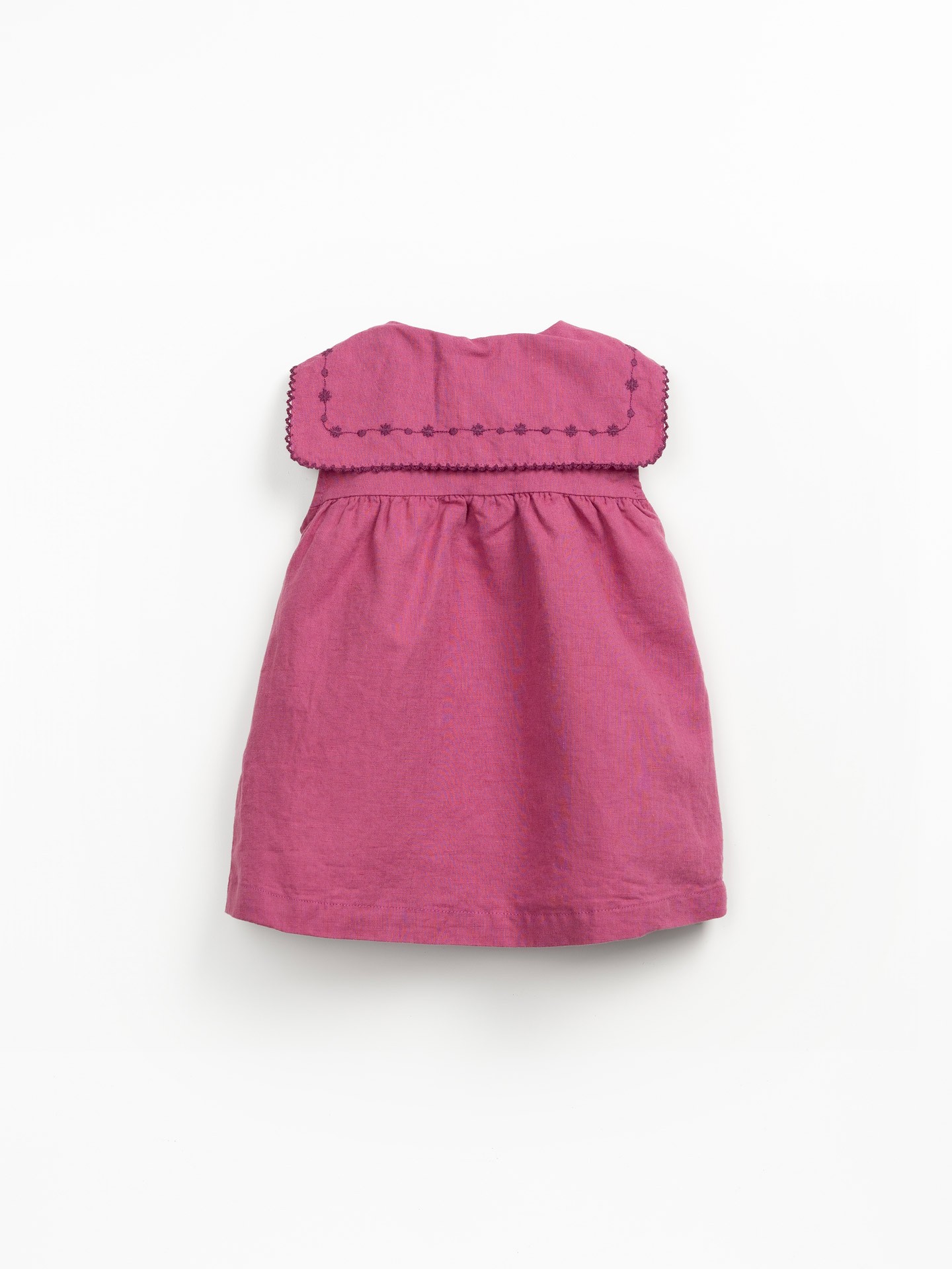 Robe en tissu avec mélange de lin et coton biologique