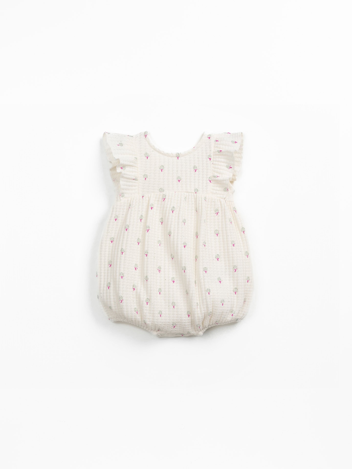 Combinaison en maille texturée avec imprimé