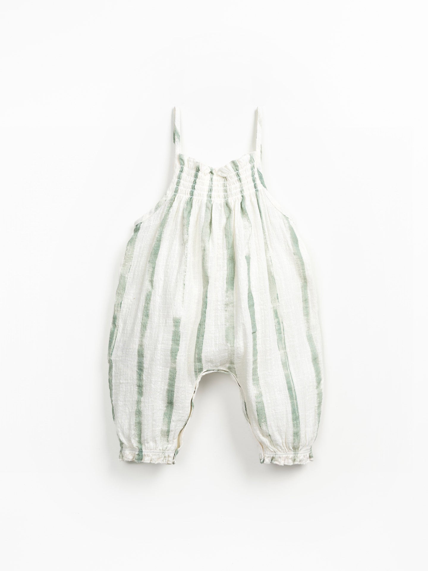 Combinaison en tissu avec imprimé à rayures