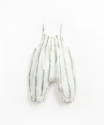 Jumpsuit with elasticated chest