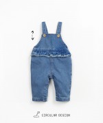 Organic cotton denim jumpsuit
