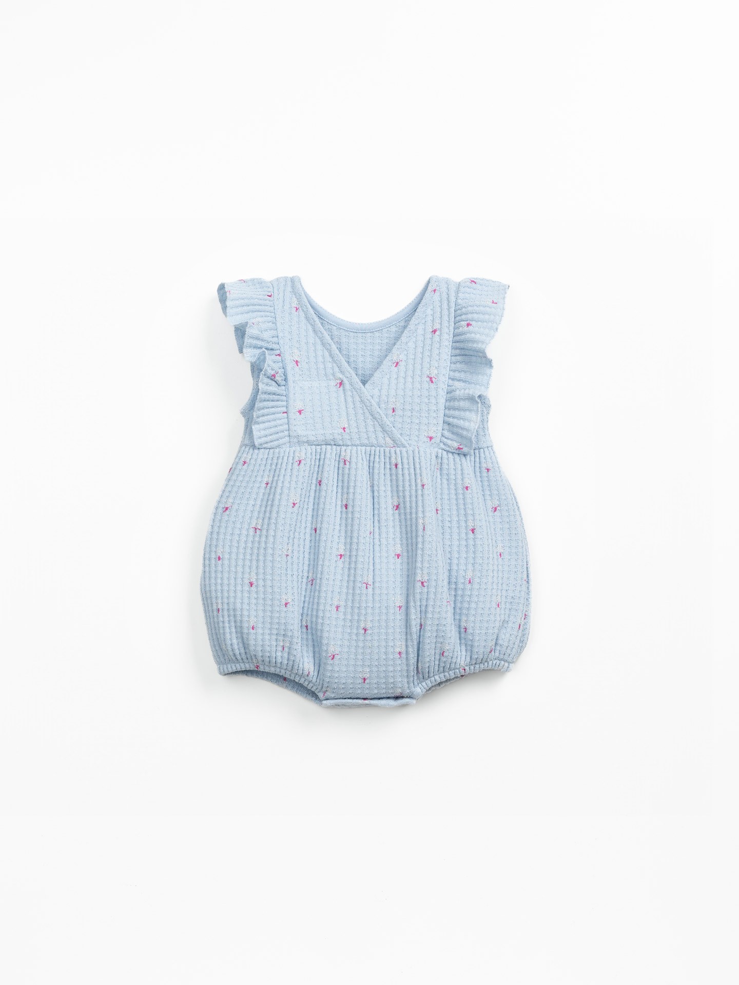 Combinaison en maille texturée avec imprimé