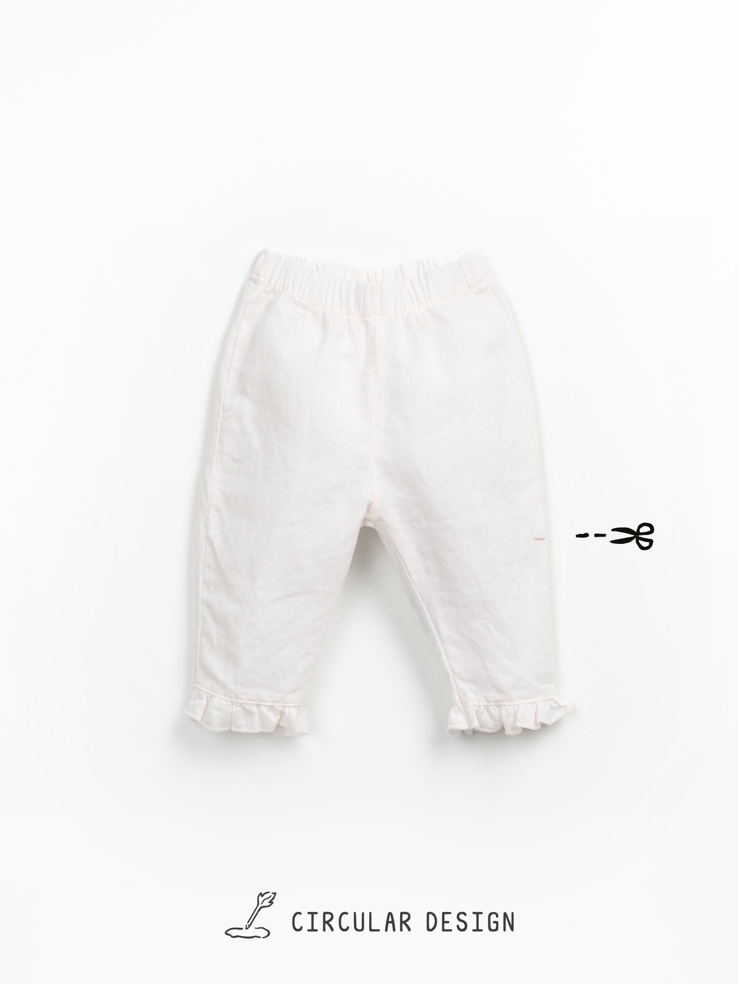 Calça mistura de linho e algodão orgânico