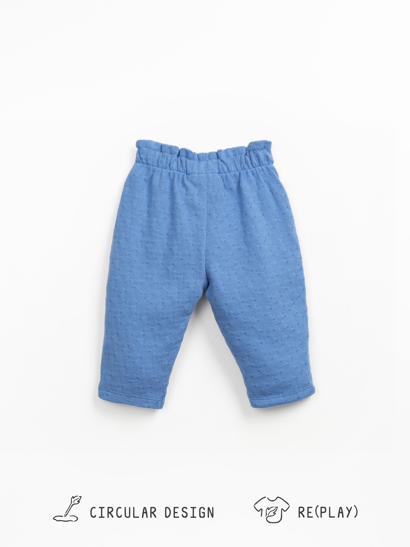 Pantalon en maille avec taille élastique