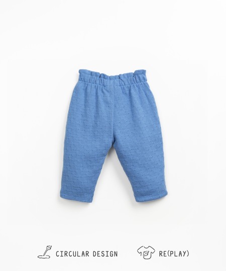 Pantaloni in maglia con cintura elastica