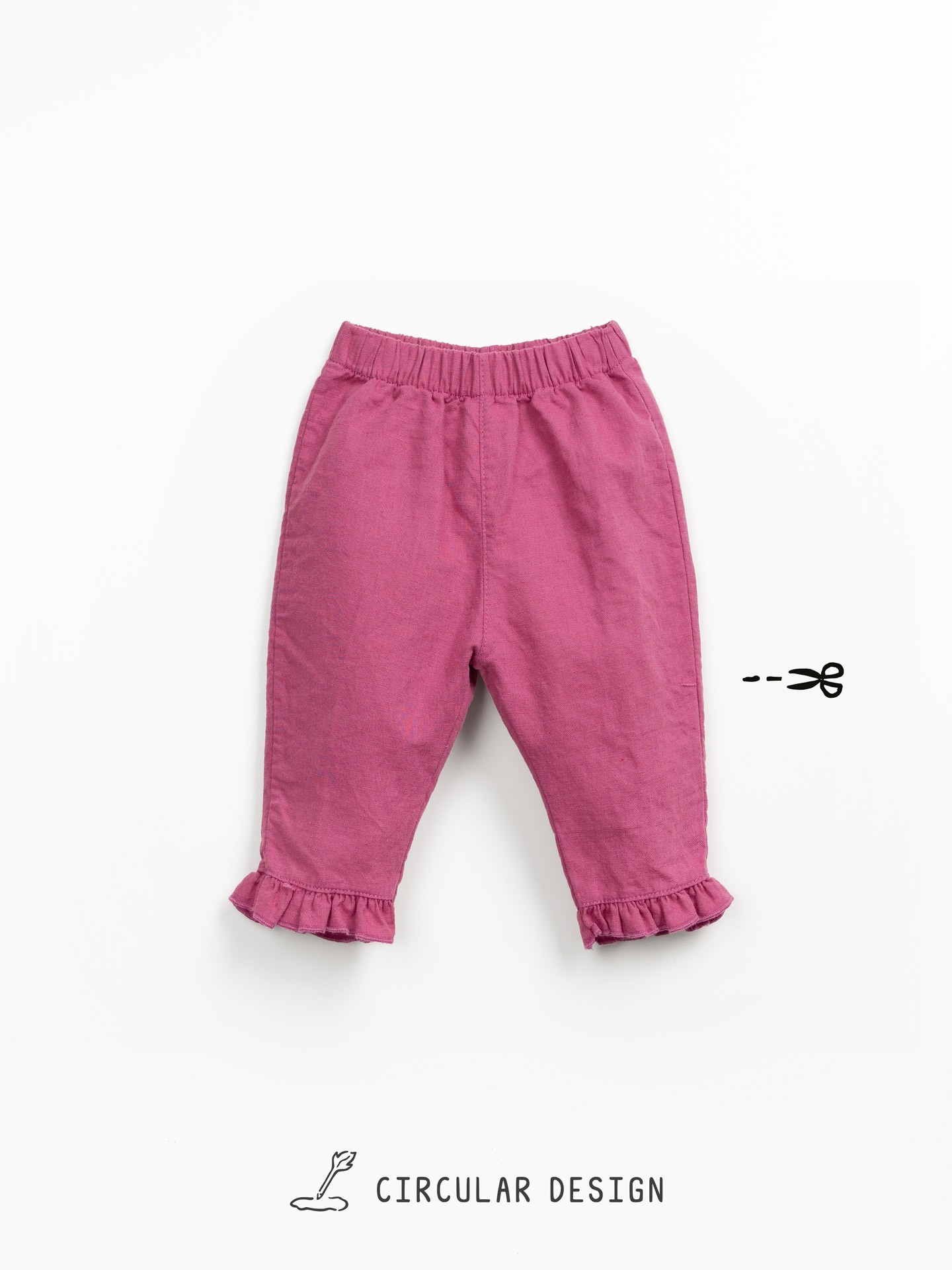 Calça mistura de linho e algodão orgânico