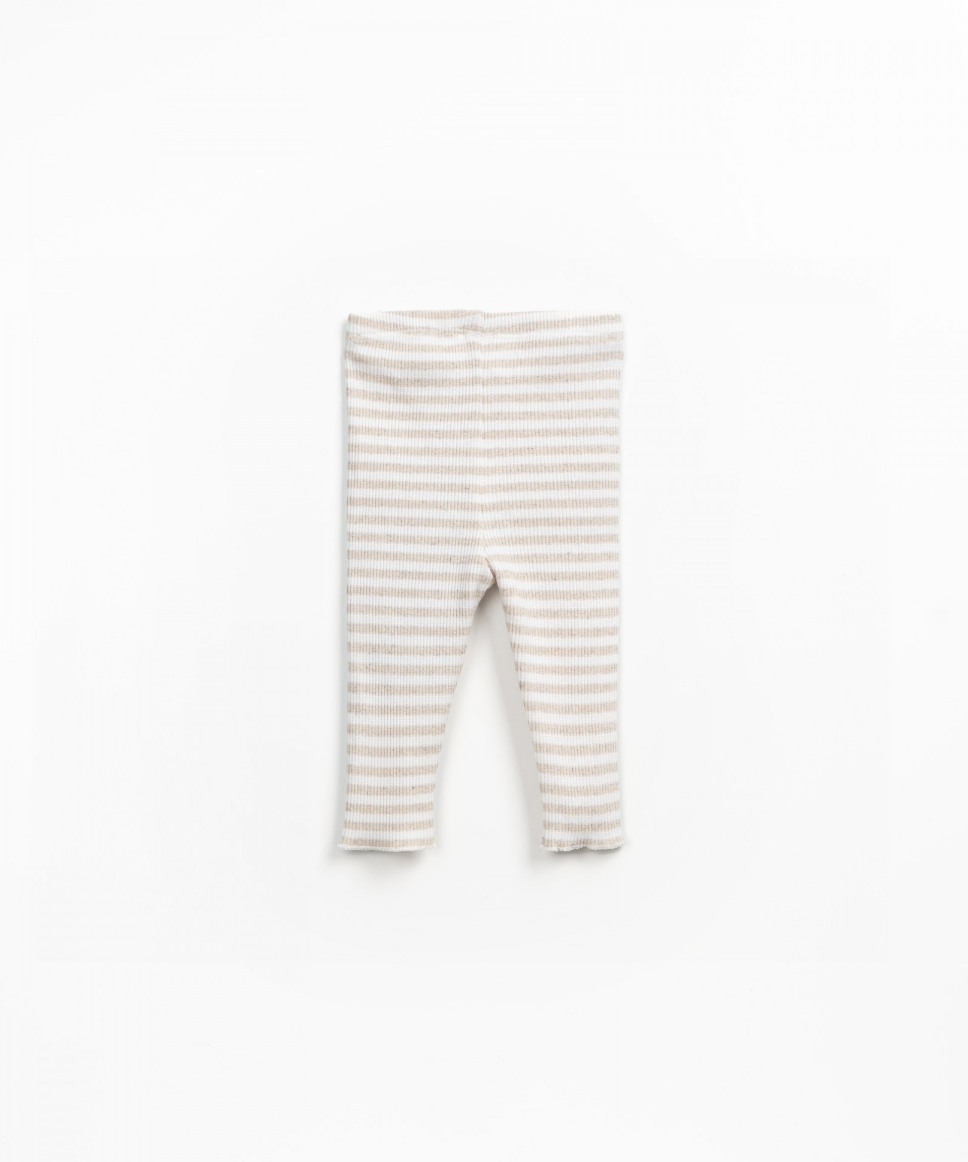Ribbed striped leggings