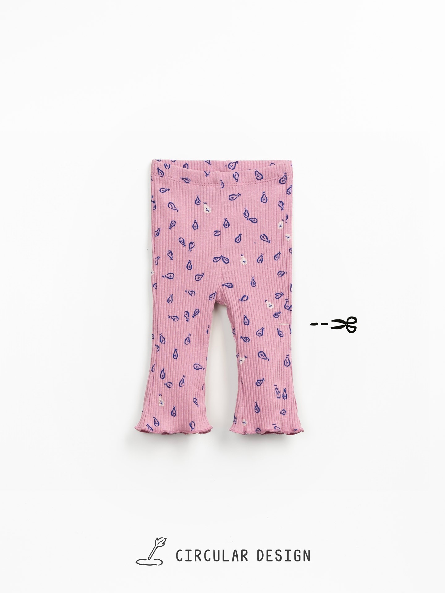 Leggings acampanados con estampado