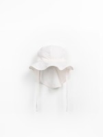 Chapeau en tissu en lin et coton biologique