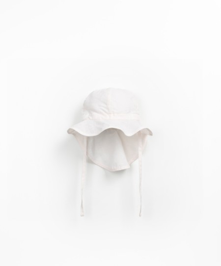 Chapeau en tissu en lin et coton biologique