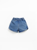 Short en denim en coton biologique