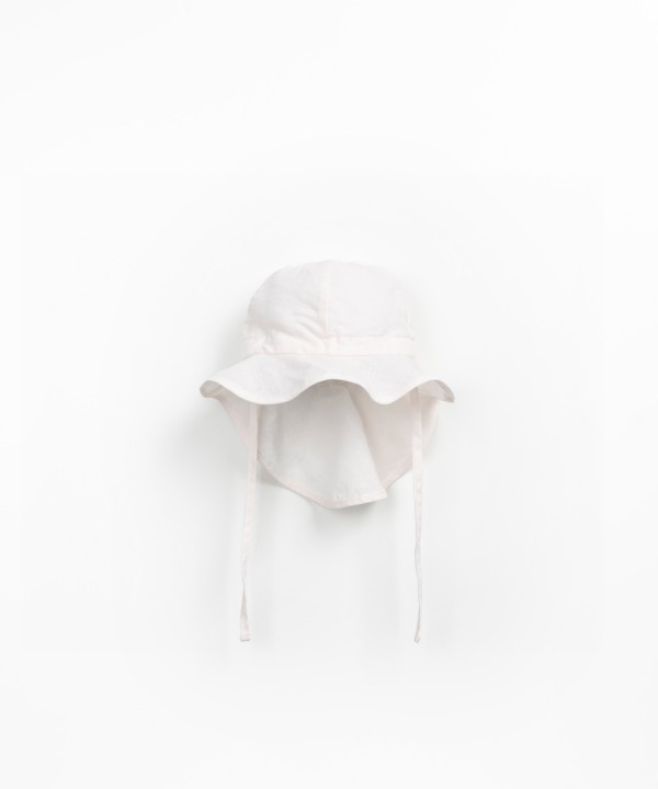 Chapeau en tissu en lin et coton biologique