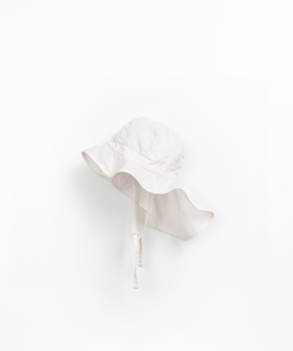 Chapeau en tissu en lin et coton biologique