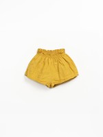 Short en tissu avec ceinture élastique Short en tissu avec ceinture élastique