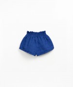 Pantaln corto holgado de tela