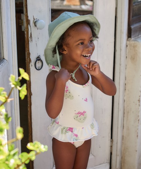 Chapeau en tissu de lin et coton biologique