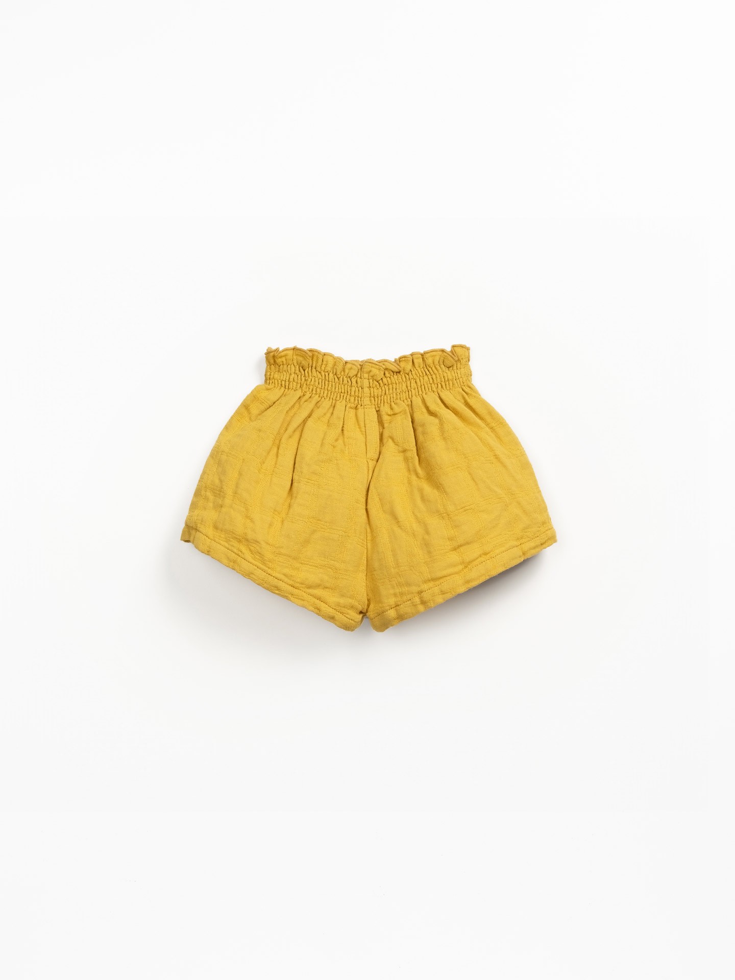 Short en tissu avec ceinture élastique