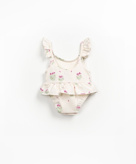 Costume da bagno con stampa di fragole