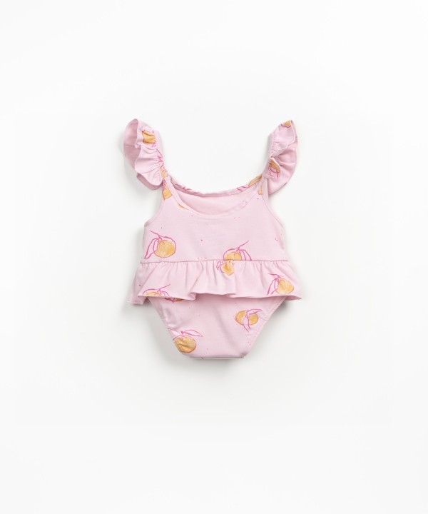 Maillot de bain avec imprim� d'oranges