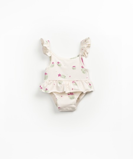 Maillot de bain avec imprimé fraises