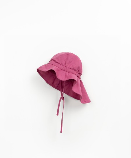 Sombrero de tela en lino y algodón orgánico