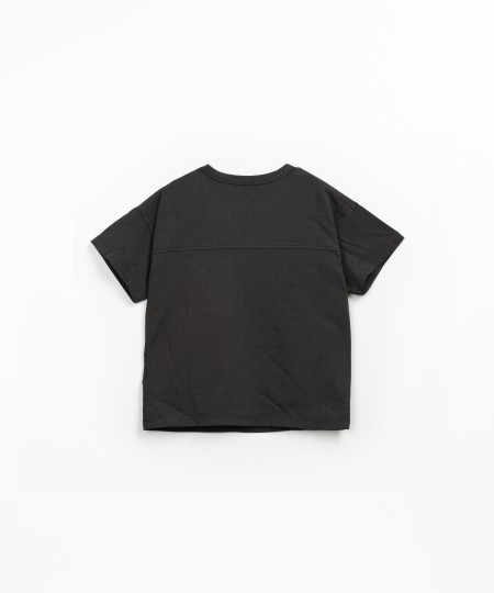 Camiseta de manga corta con mezcla de algodón orgánico y algodón reciclado