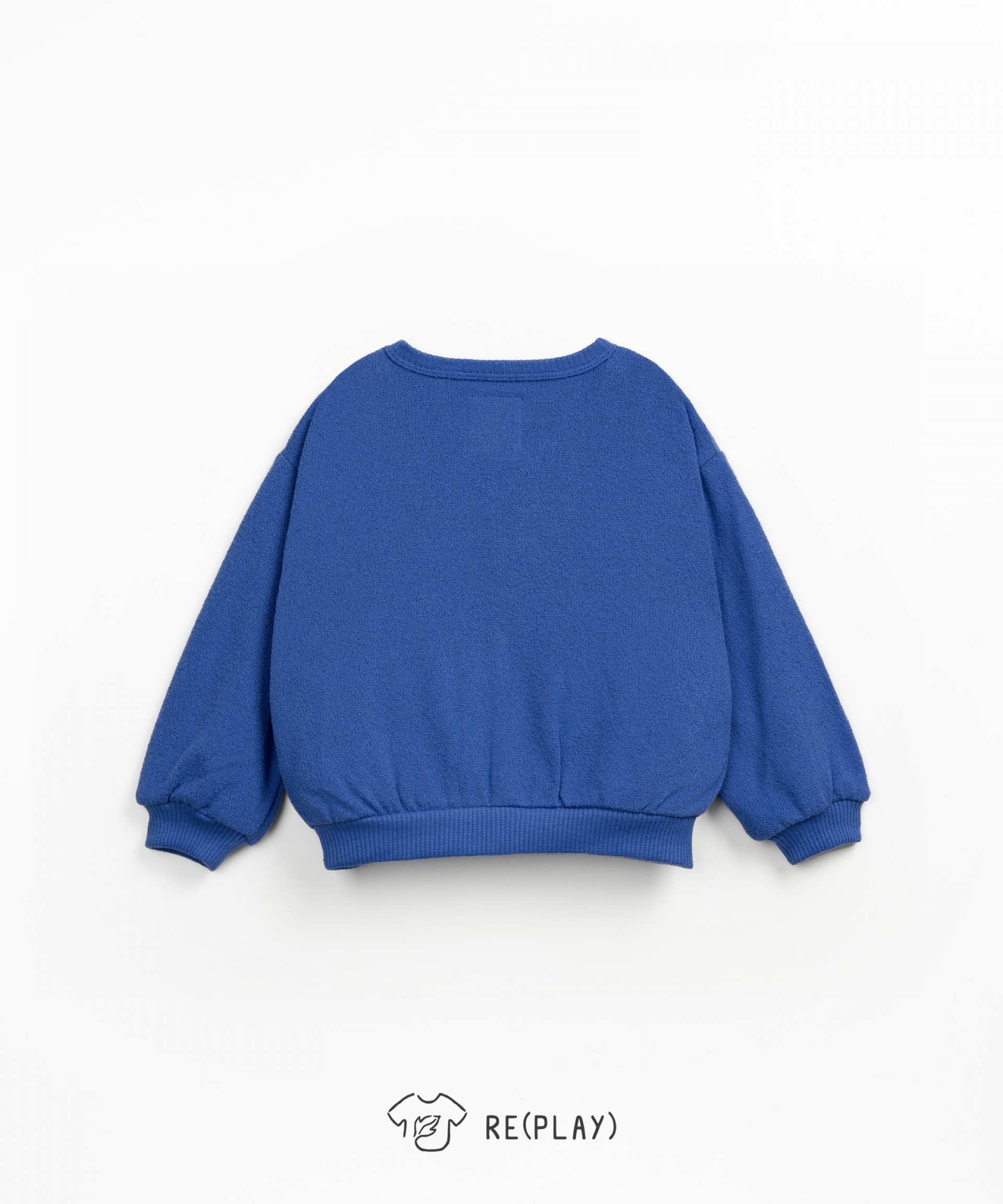 Jacket in a blend of cotton and recycled fibers