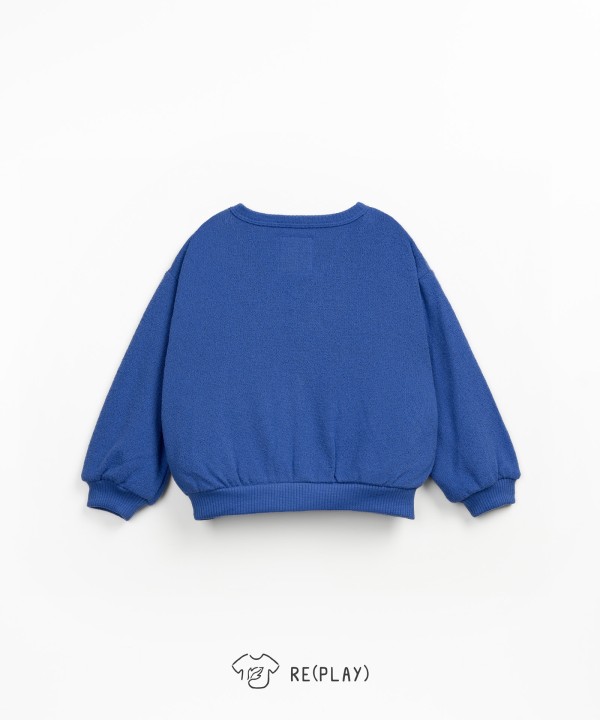 Casaco de malha com botões de coco