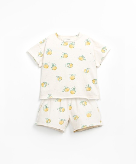 Pijama en algod�n org�nico y algod�n reciclado