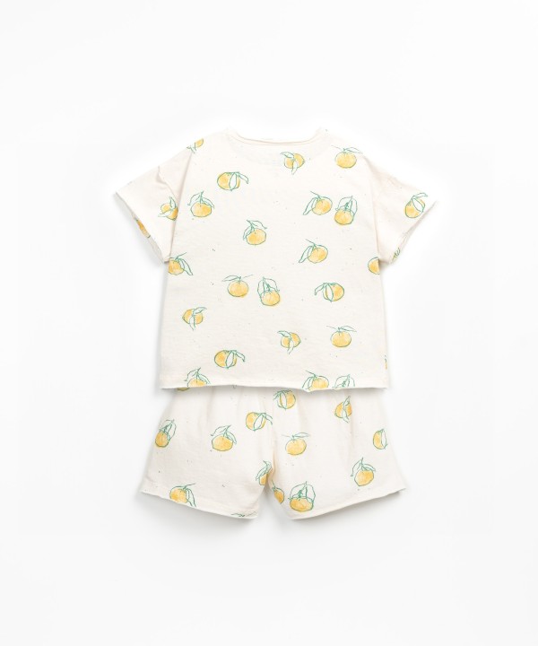 Pijama en algod�n org�nico y algod�n reciclado