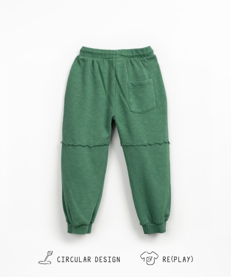 Jersey trousers with pockets