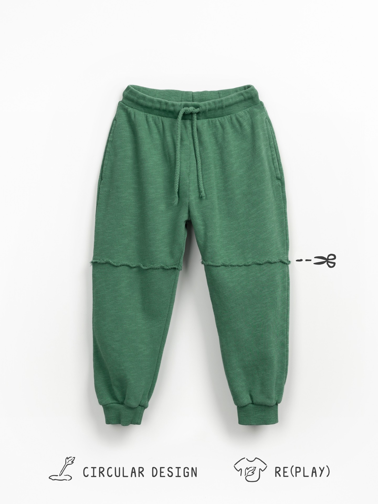 Jersey trousers with pockets