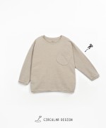 T-shirt with raw-cut details