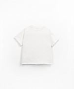 Organic cotton t-shirt with front design