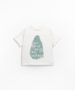 Organic cotton t-shirt with front design