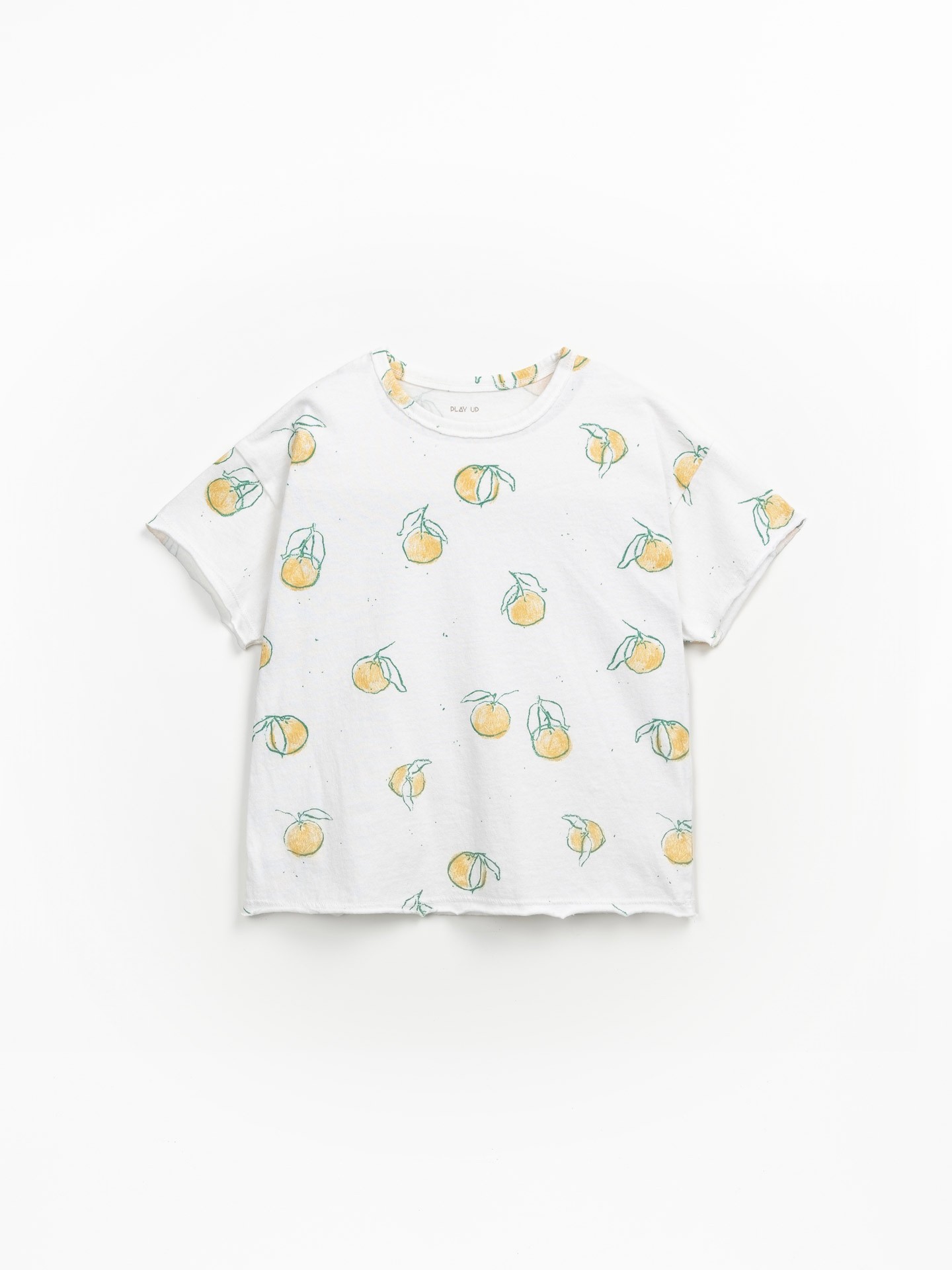 Camiseta mezcla de algodón orgánico y algodón reciclado con estampado