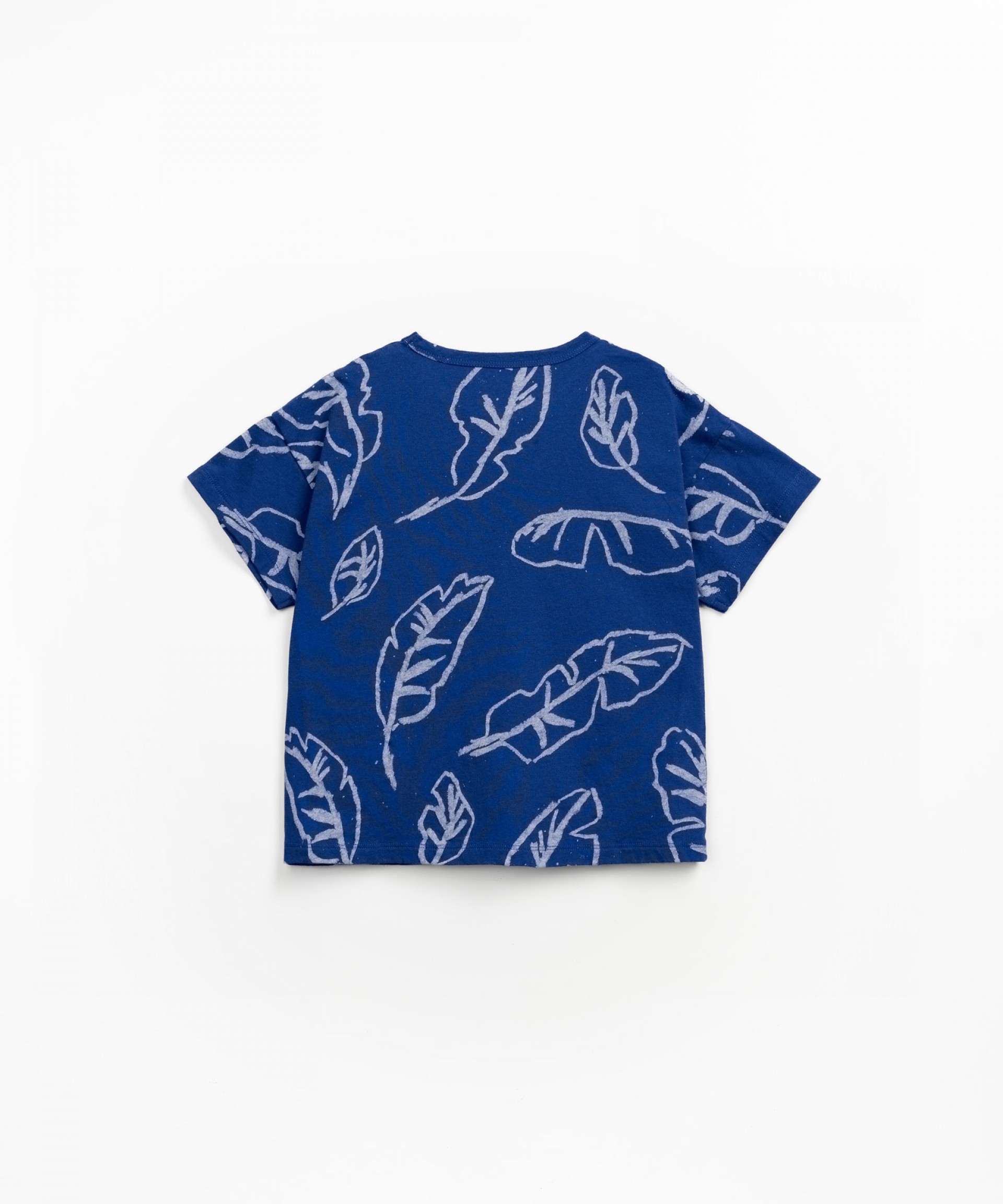 Camiseta de punto con fibras naturales y fibras recicladas