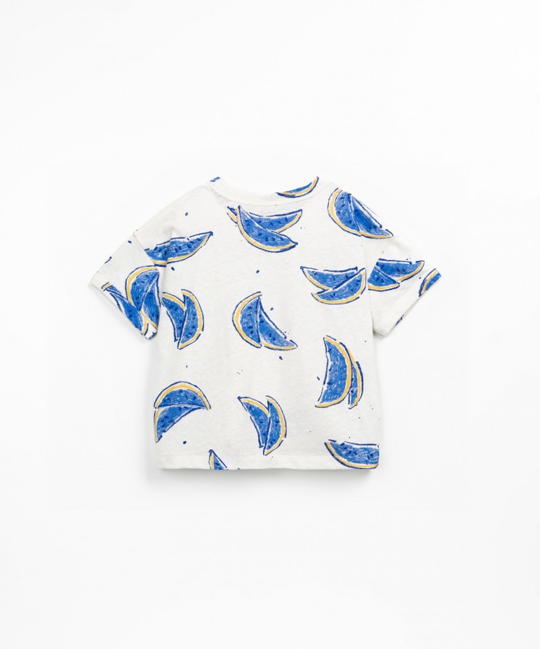 T-shirt con stampa di angurie