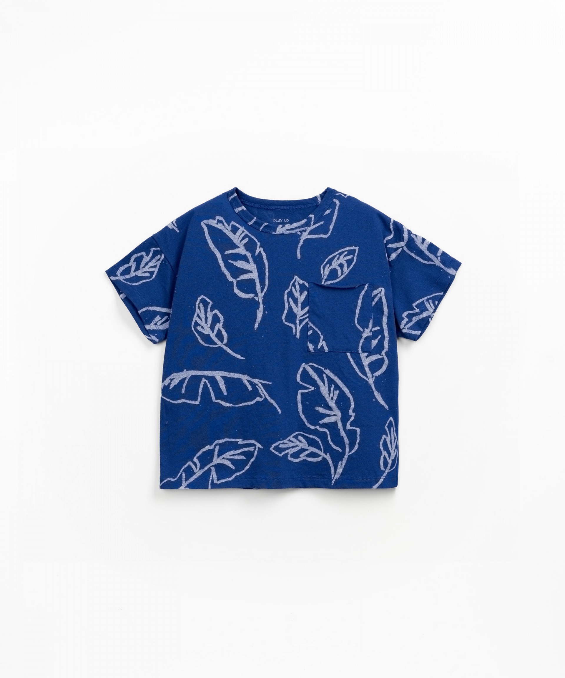Camiseta de punto con fibras naturales y fibras recicladas
