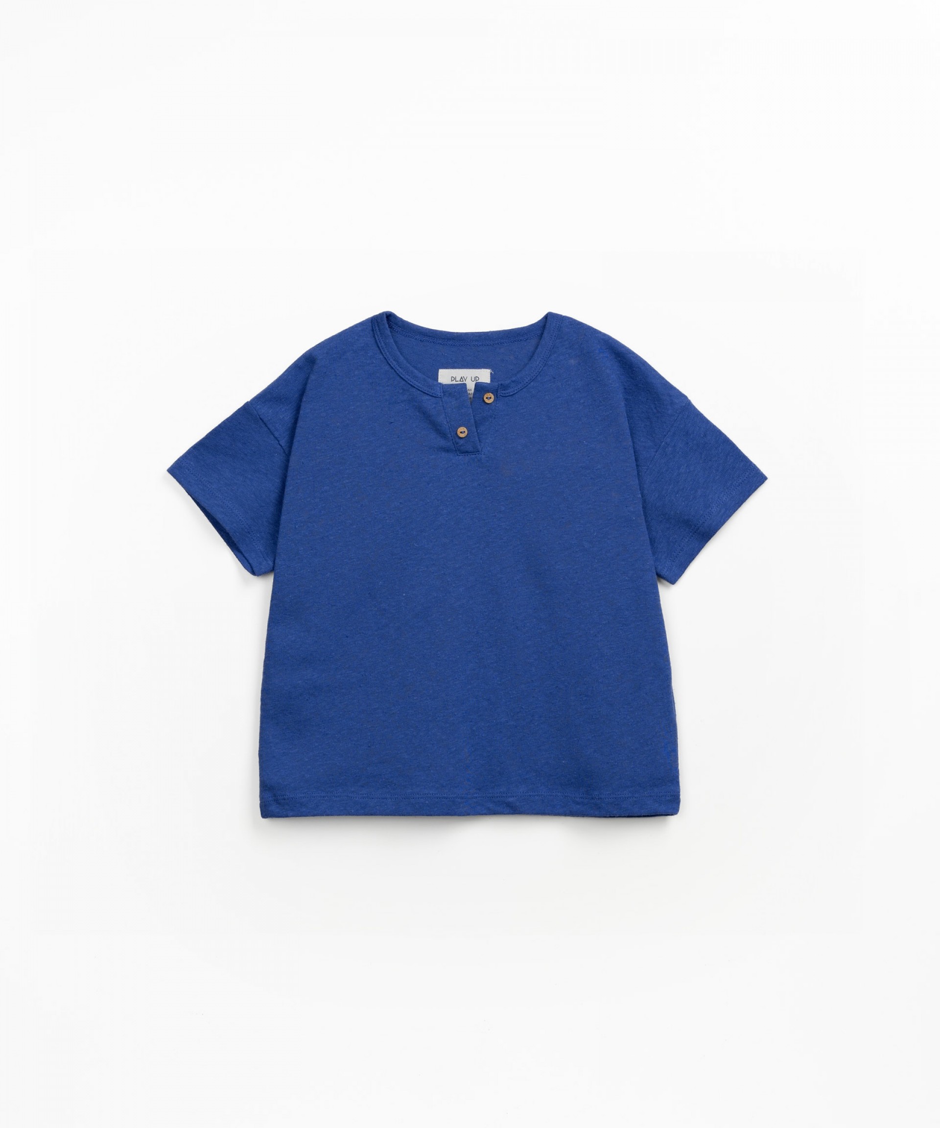 Camiseta de punto con botones de coco