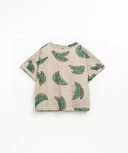 Camiseta con estampado de sandías