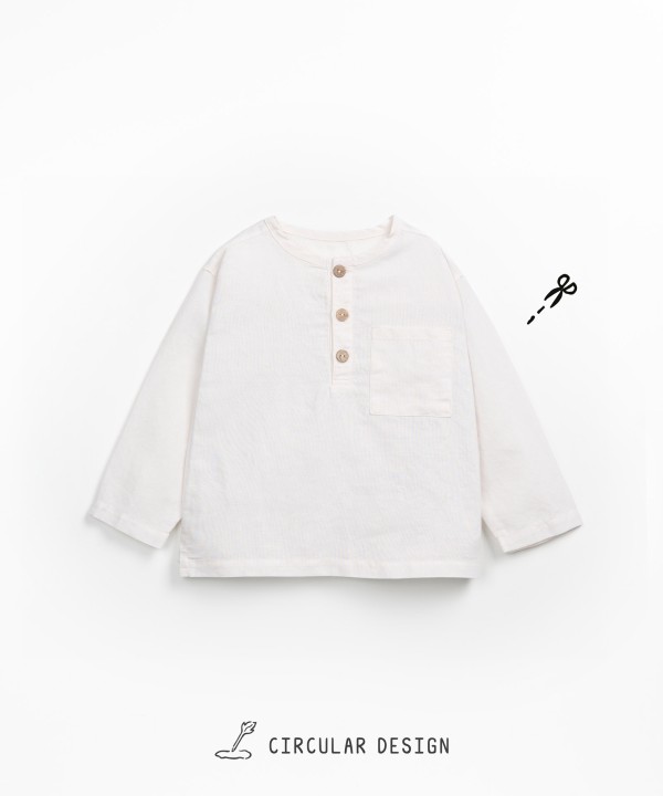 Camisa con apertura frontal